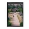 Stupell Industries Rounded Garden Path Bench Floating Frame By Deborah Revell